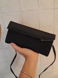 pochette vintage con strass e tracollina