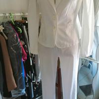 Completo Giacca e Pantaloni Bianco