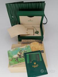 Scatola Rolex verde
