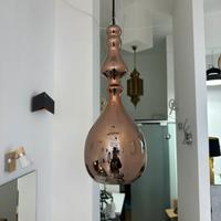 Lampadario a sospensione in vetro