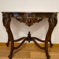 Consolle Luigi Filippo in mogano