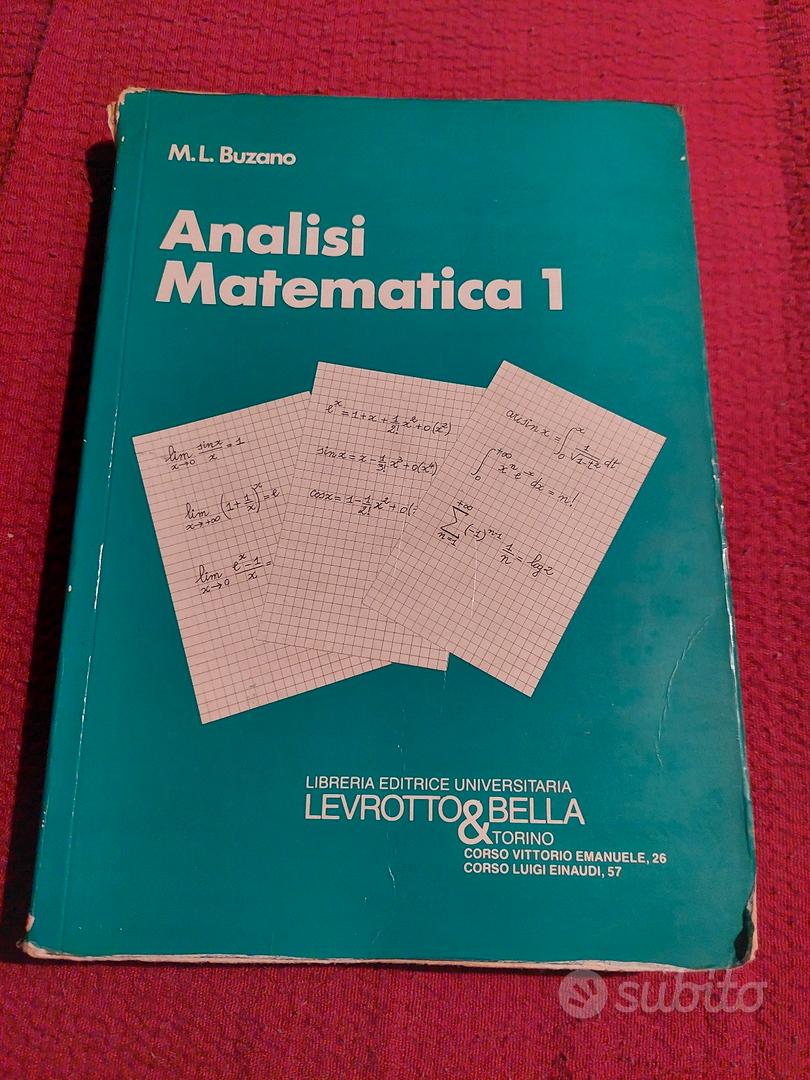 Analisi matematica 1. - Libri e Riviste In vendita a Torino