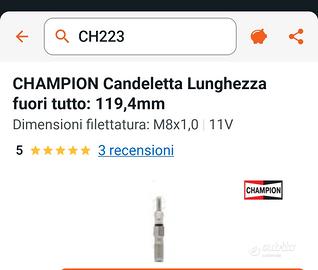 candelette di accensione per fiat  G.punto