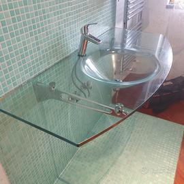 Lavandino in vetro