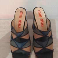 sabot miu miu vintage
