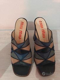 sabot miu miu vintage