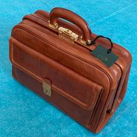 Cartella in vera pelle vintage anni 90