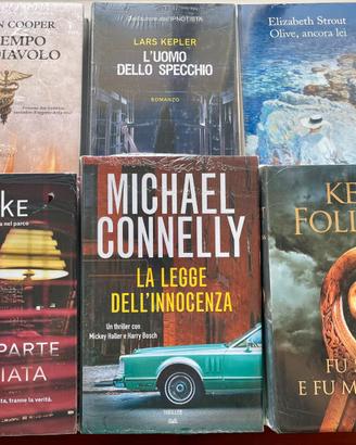 Set di 6 libri romanzi nuovi cooper kepler strout