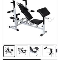 Panca multifunzione per fitness 