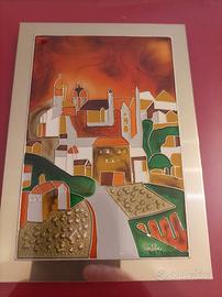 Quadro piastra argentata 800 Franco Gentilini   