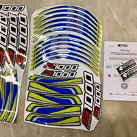 Set adesivi cerchioni moto Suzuki