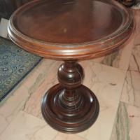 tavolino legno rotondo
