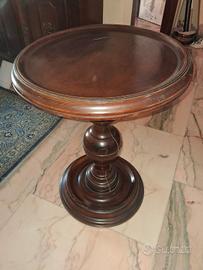 tavolino legno rotondo