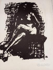 ENRICO CASTELLI 5 LITOGRAFIE DISEGNI UNICI