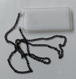 GALAXI S20 FE  CUSTODIA CON CATENA NERA NUOVA