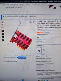 scheda di rete tp-link pci 2,5gb