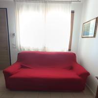 copridivano rosso due posti