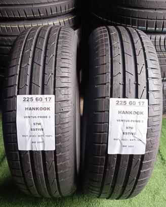 2 GOMME 205 60 17 HANKOOK NUOVE RIF3557