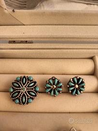 Parure Navajo in argento 