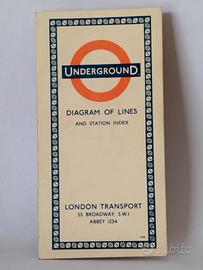Underground 1958 London