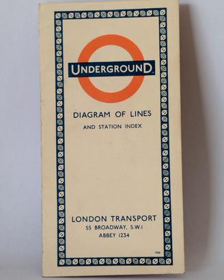 Underground 1958 London