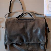 Borsa da lavoro vintage vera pelle