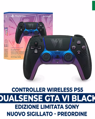 Sony DualSense PS5 GTA VI Limited Edition - Nero