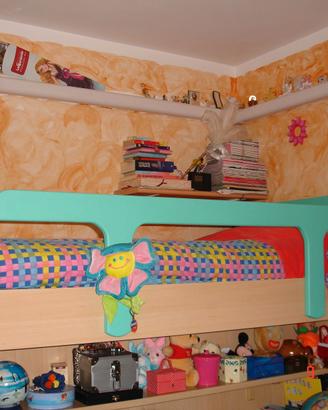 Letto singolo sopraelevato