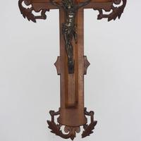 crocifisso antico in legno