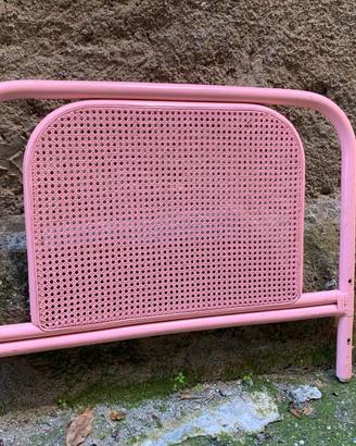 Giroletto (struttura) in rattan letto singolo