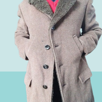 Cappotto Pelle  Vintage 1970’s  Scout Maschile