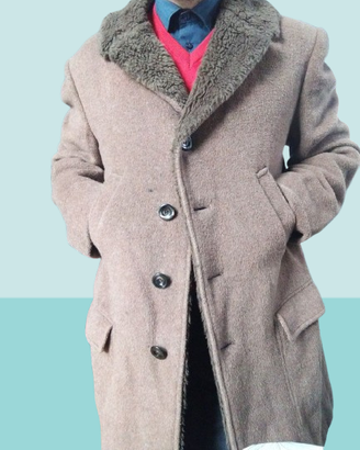 Cappotto Pelle  Vintage 1970’s  Scout Maschile