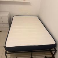 Materasso + Struttura letto una piazza e mezza