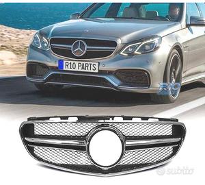 GRIGLIA MERCEDES CLASSE E W212 13-16 LOOK AMG NERO