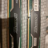 Crucial ballistix 8gb DDR3 1600 nuove 