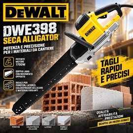 DeWalt DWE398 Sega Alligator 1700W NUOVA