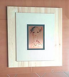 Cromolitografia maestro Ernesto Treccani 