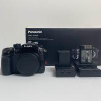 GH4 Lumix + Adattatore m4/3 to Canon EF+ Batterie