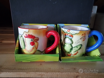 Tazze con disegno di animali