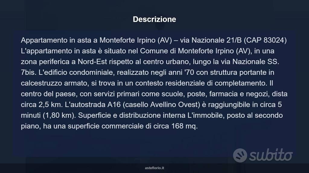 Appartamento – Monteforte Irpino, Avellino - Altro