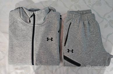 Tuta Felpa Zip Pantalone Under Armour M