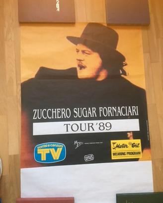 Manifesto Tour di Zucchero 1989