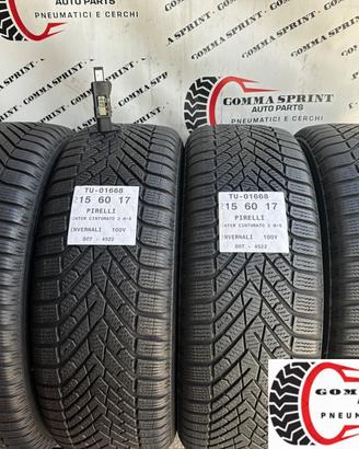 4 PNEUMATICI 215/60 R17 PIRELLI INVERNALI 80%