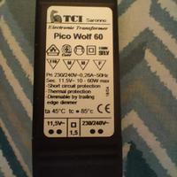 N°22 TRASFORMATORI TCI  PICO WOLF 60 +LAMP.ALOGENE