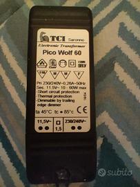 N°22 TRASFORMATORI TCI  PICO WOLF 60 +LAMP.ALOGENE
