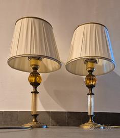 LUMI DA COMODINO IN OTTONE