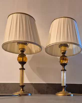 LUMI DA COMODINO IN OTTONE