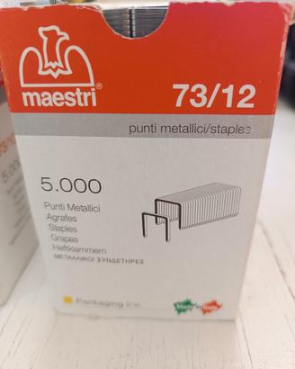 2 scatole punti metallici