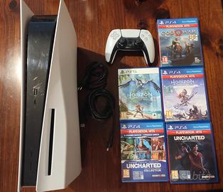 PS5 con giochi