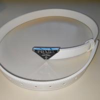 Cintura prada bianca